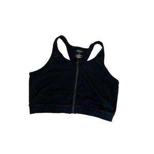 Torrid Active Women's Black Front Zip Athletic Sports Bra - 1XL
